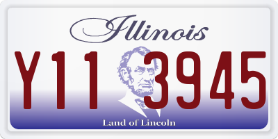 IL license plate Y113945