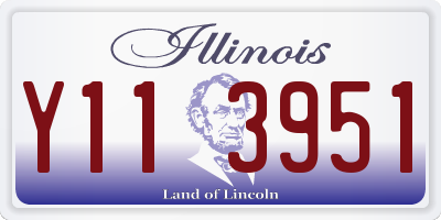 IL license plate Y113951