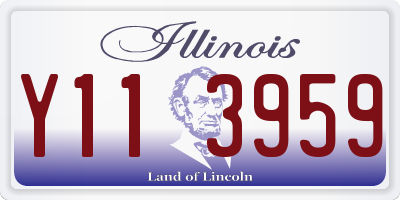 IL license plate Y113959