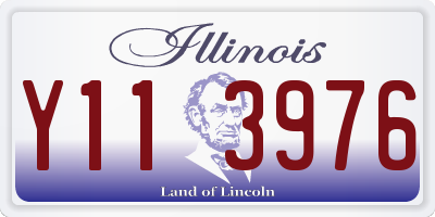 IL license plate Y113976