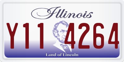IL license plate Y114264