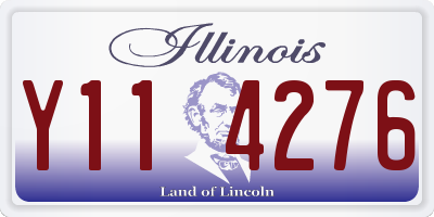 IL license plate Y114276
