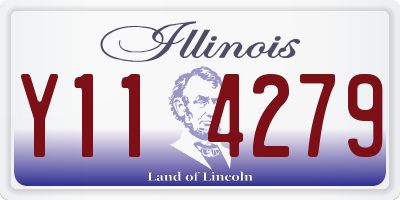 IL license plate Y114279