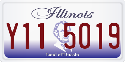 IL license plate Y115019