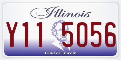 IL license plate Y115056