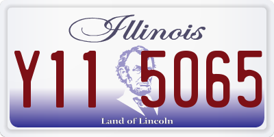 IL license plate Y115065