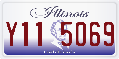 IL license plate Y115069