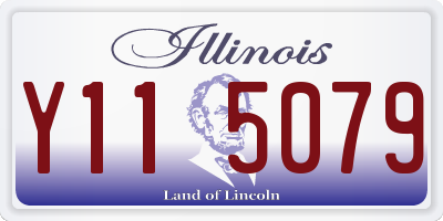 IL license plate Y115079