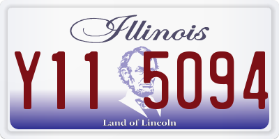 IL license plate Y115094