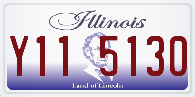 IL license plate Y115130