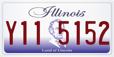 IL license plate Y115152