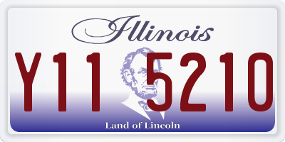 IL license plate Y115210