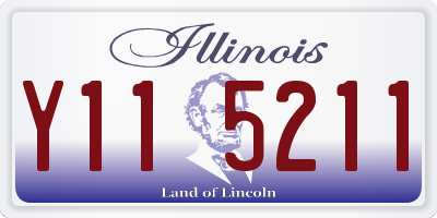 IL license plate Y115211