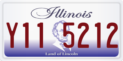 IL license plate Y115212