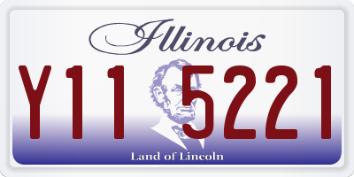 IL license plate Y115221