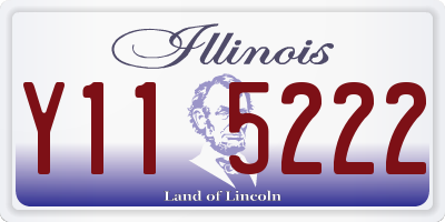 IL license plate Y115222