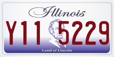IL license plate Y115229