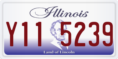 IL license plate Y115239