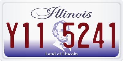 IL license plate Y115241