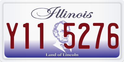 IL license plate Y115276