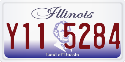 IL license plate Y115284