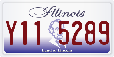 IL license plate Y115289