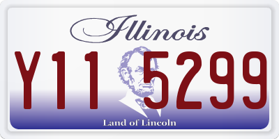 IL license plate Y115299