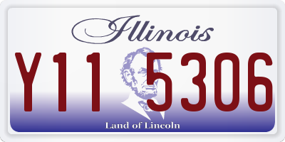 IL license plate Y115306