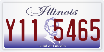 IL license plate Y115465