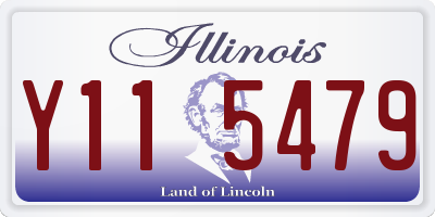 IL license plate Y115479