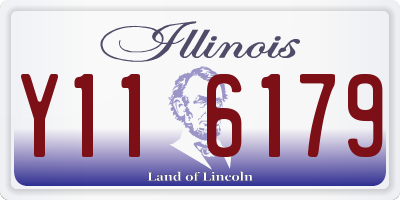 IL license plate Y116179