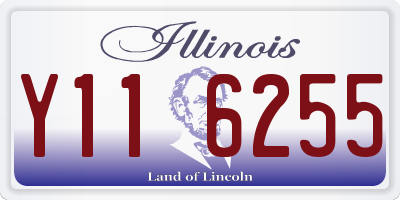 IL license plate Y116255