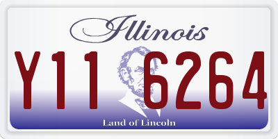 IL license plate Y116264