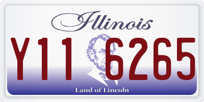 IL license plate Y116265