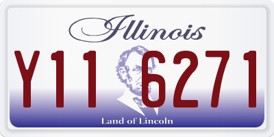 IL license plate Y116271