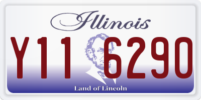 IL license plate Y116290