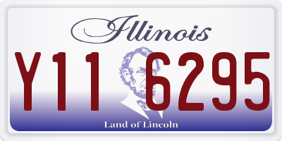 IL license plate Y116295