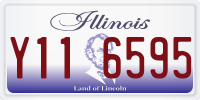 IL license plate Y116595