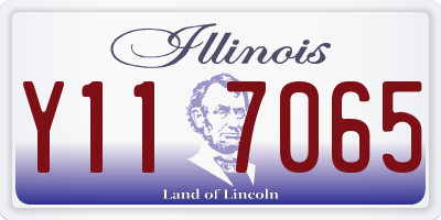 IL license plate Y117065