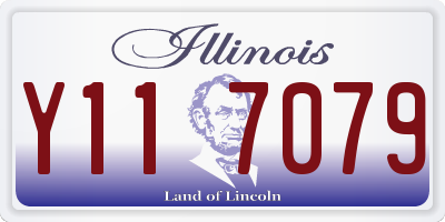IL license plate Y117079
