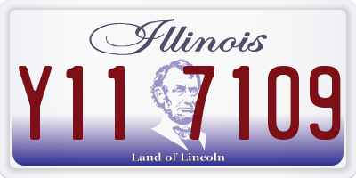 IL license plate Y117109