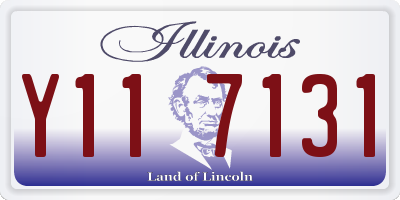 IL license plate Y117131