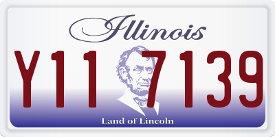 IL license plate Y117139