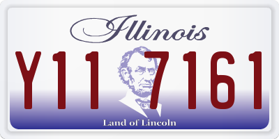 IL license plate Y117161