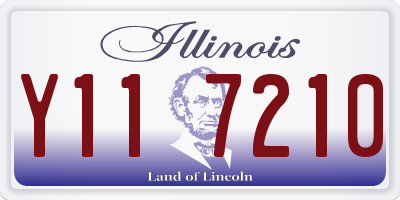 IL license plate Y117210