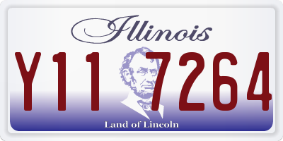 IL license plate Y117264