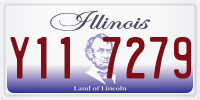 IL license plate Y117279