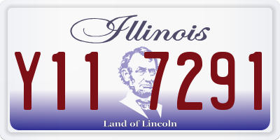 IL license plate Y117291