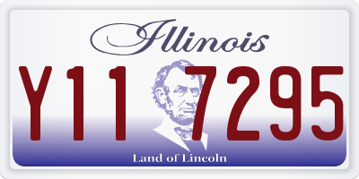 IL license plate Y117295