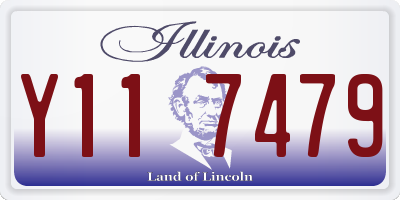 IL license plate Y117479